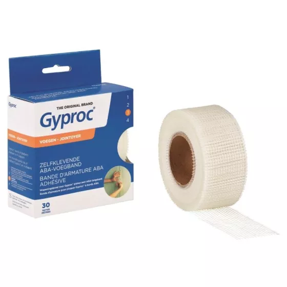 Bandes d'armatures ABA adhésives - Standard (50 mm x 30 mètres) GYPROC®